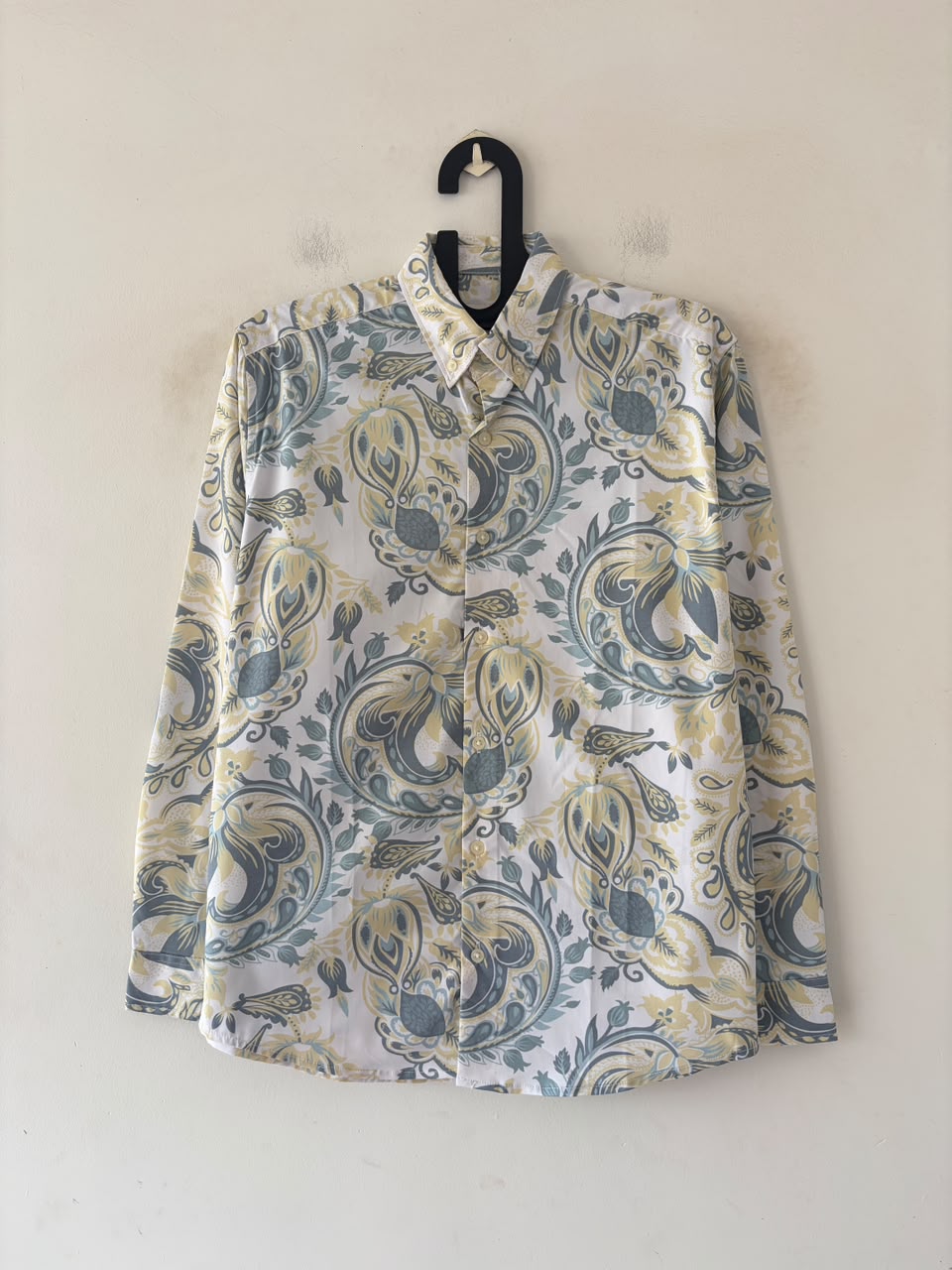 Golden leaf printed shirt