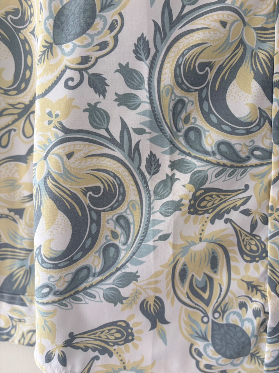 Golden leaf printed shirt