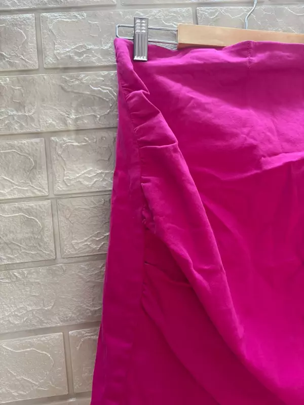 Hot Pink High-Waisted Mini Skirt