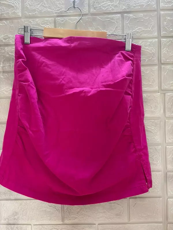Hot Pink High-Waisted Mini Skirt