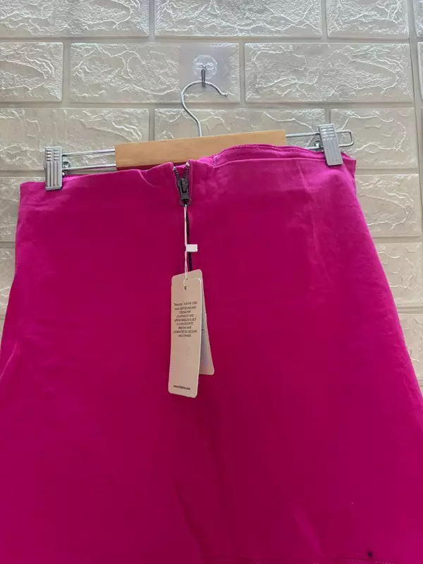 Hot Pink High-Waisted Mini Skirt