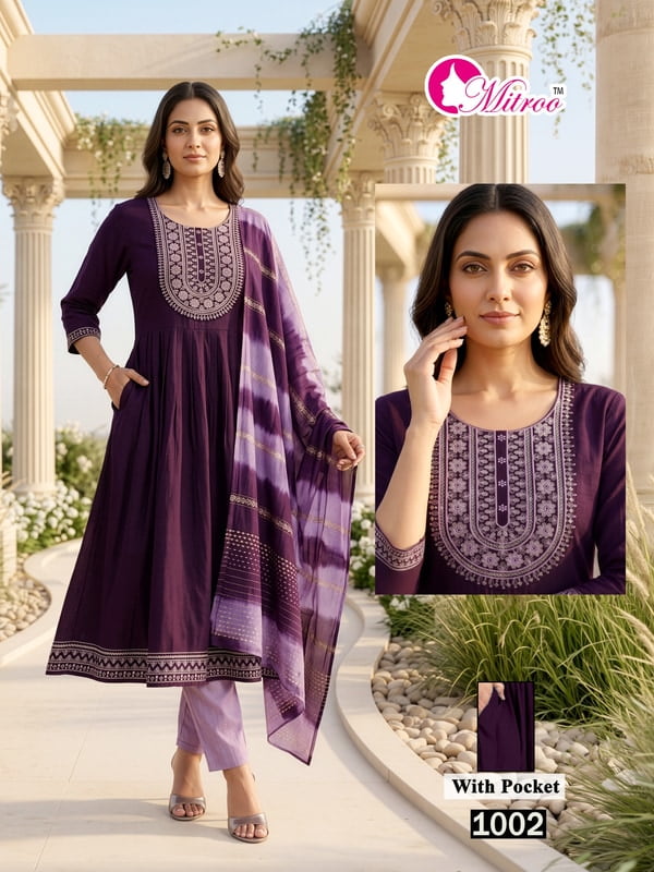 KASHISH 3 PIECE DRESS