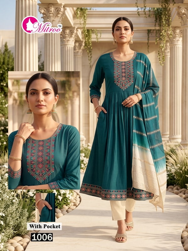 KASHISH 3 PIECE DRESS