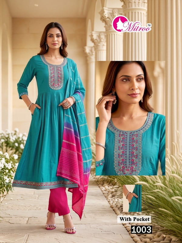 KASHISH 3 PIECE DRESS