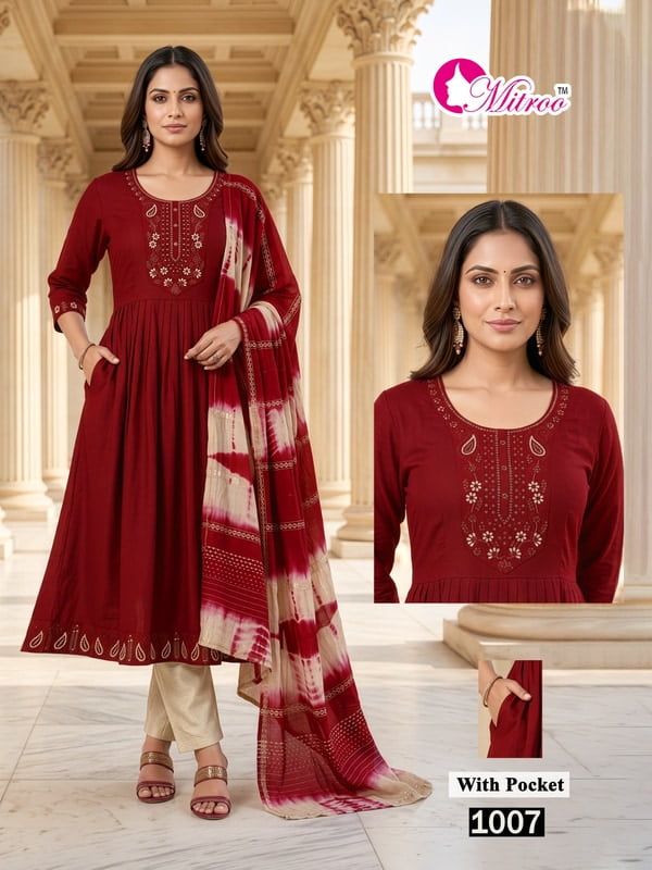 KASHISH 3 PIECE DRESS