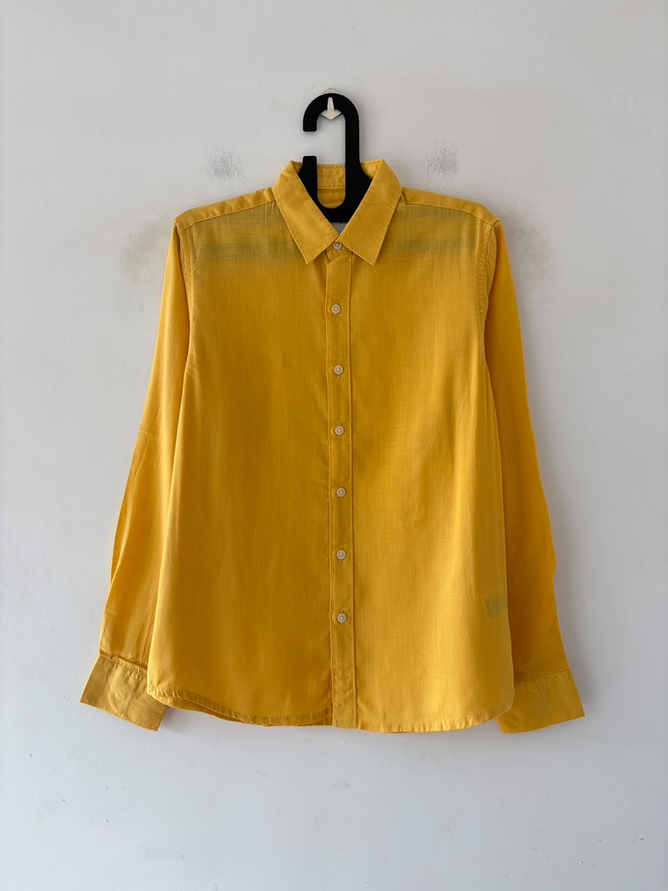 Golden yellow linen shirt