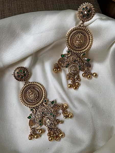 The Lakshmi Nakshi Heritage Drop Earrings