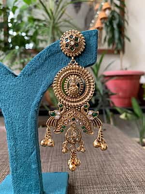 The Lakshmi Nakshi Heritage Drop Earrings