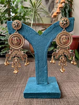 The Lakshmi Nakshi Heritage Drop Earrings
