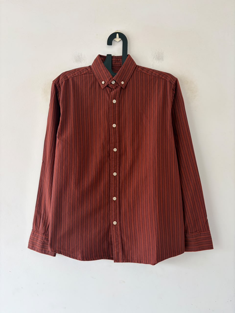 Rust beam stripes shirt
