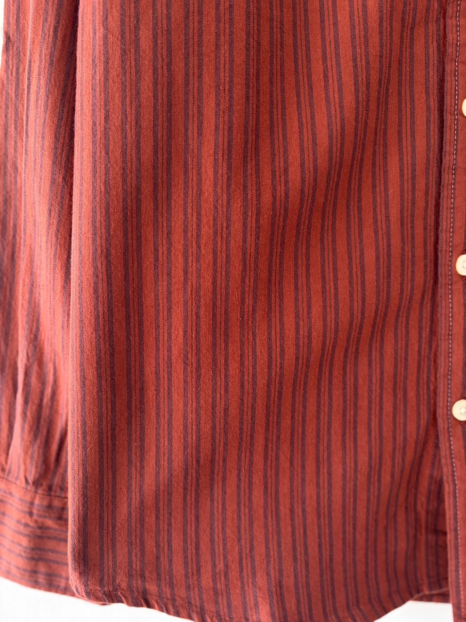 Rust beam stripes shirt