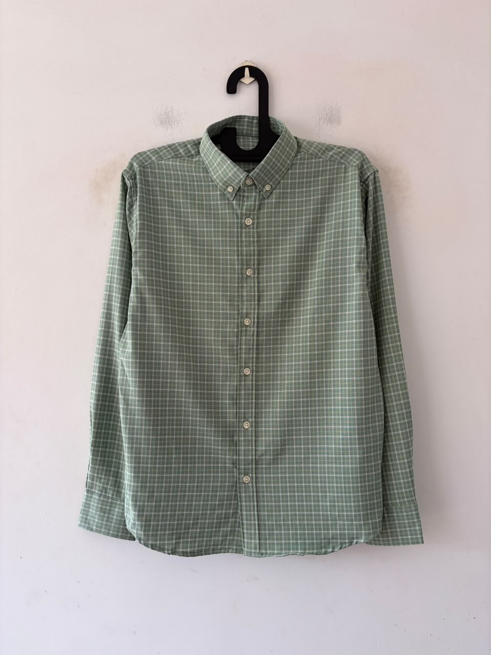 Sage mist imp check shirt