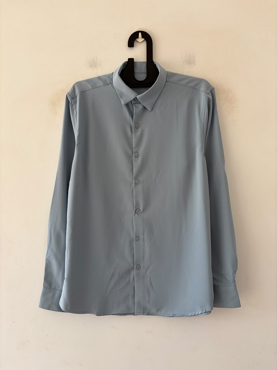 Frost mist satin shirt