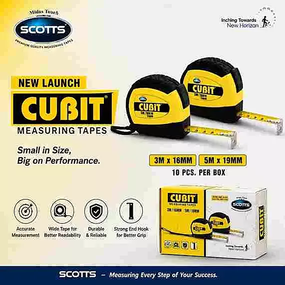 Scotts Measuring Tape Cubit (5mx19mm)