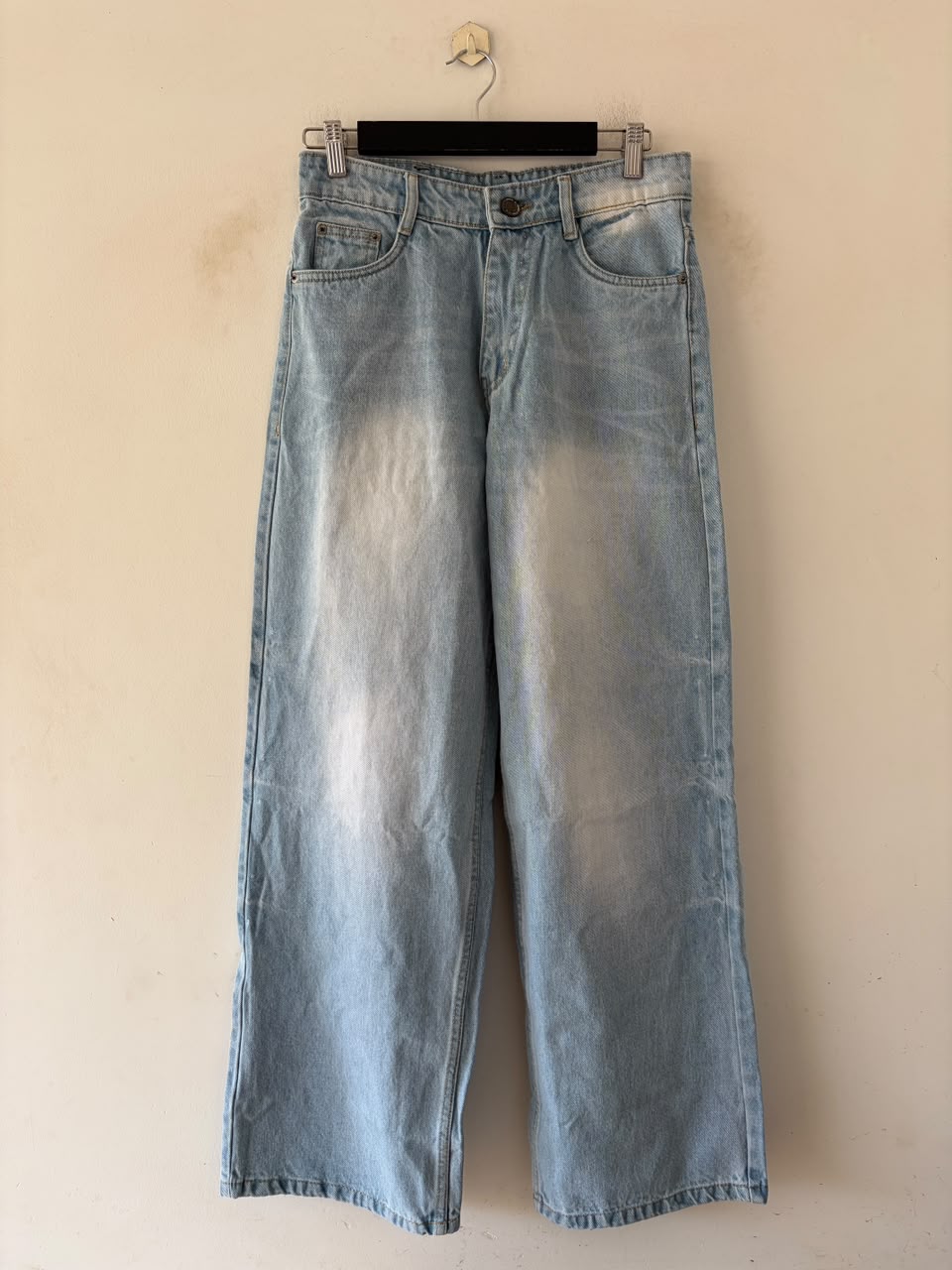 Frost light baggy jeans
