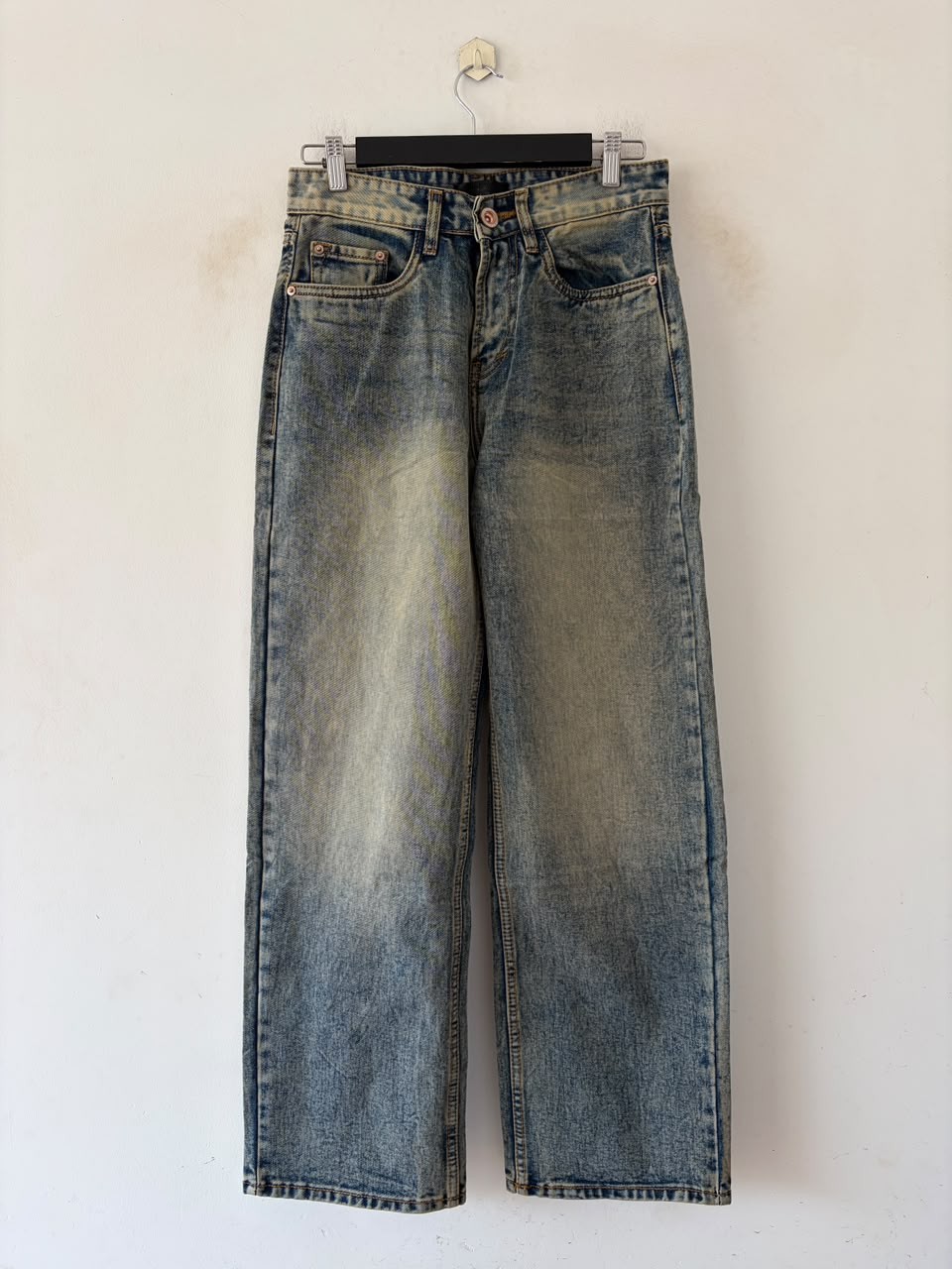 Rust light straight fit jeans
