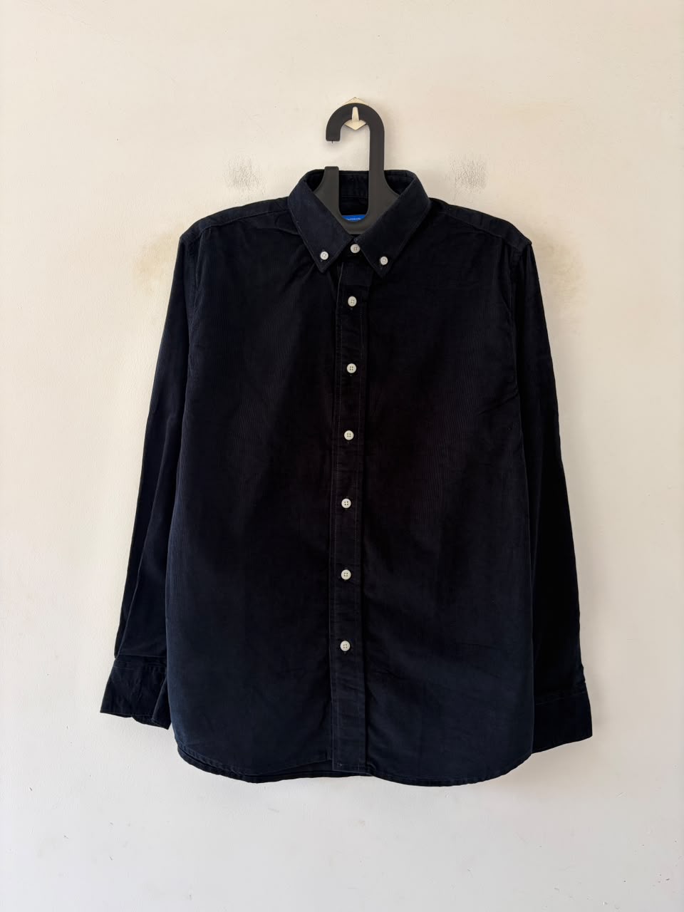 Rich navy corduroy shirt