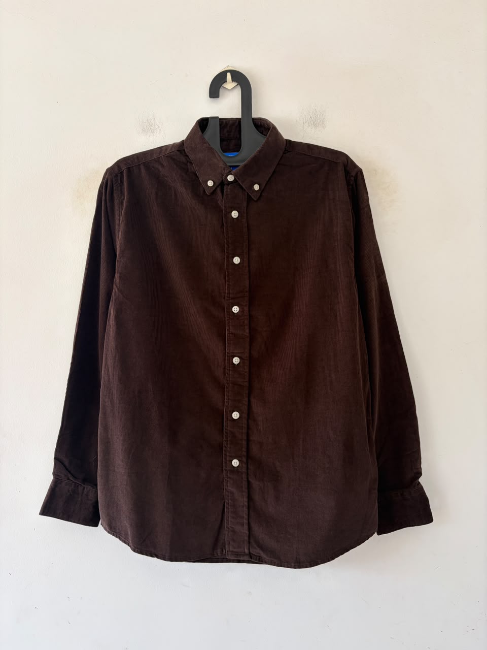 Coffee brown corduroy shirt