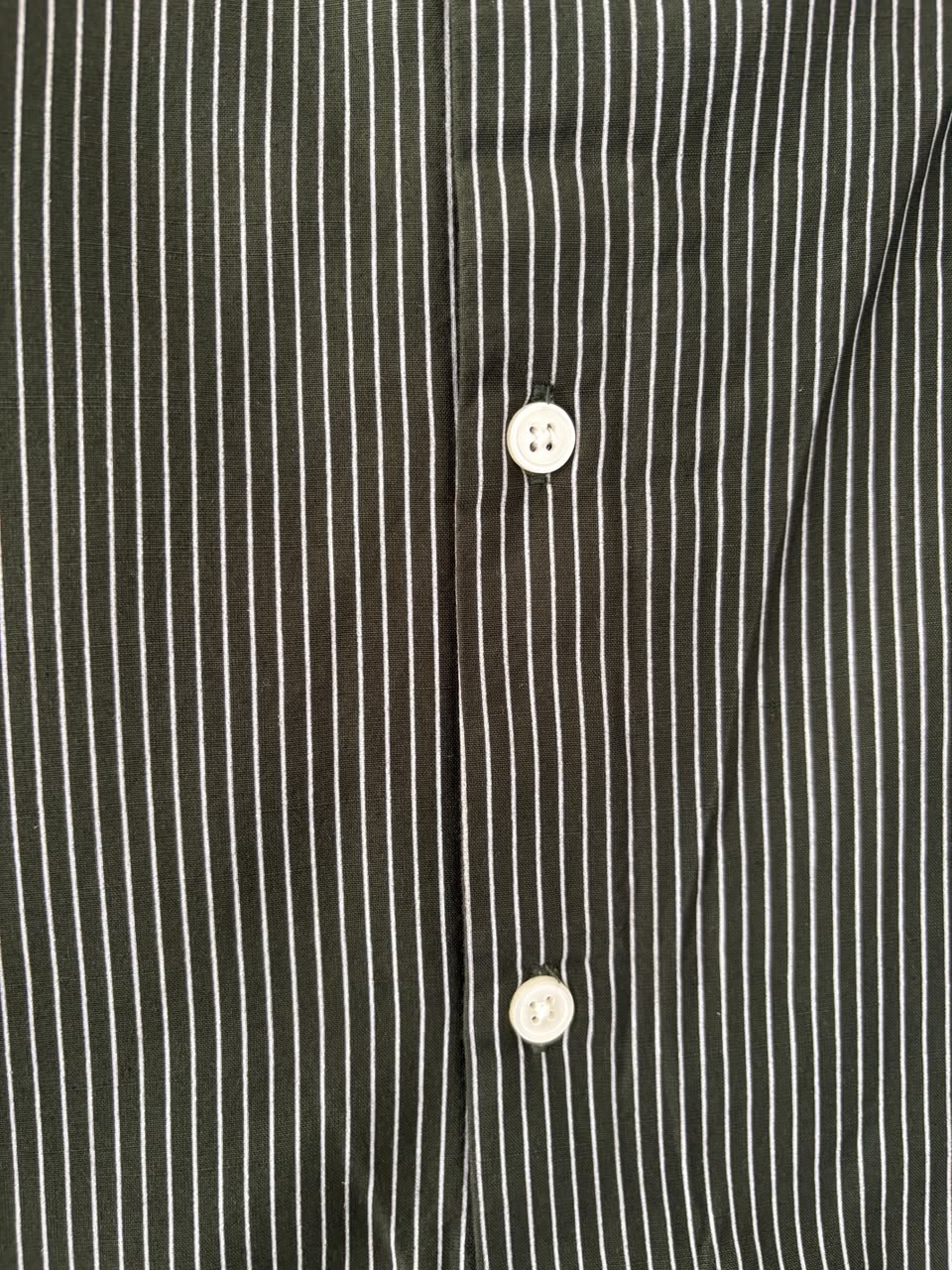 Olive pin stripes shirt