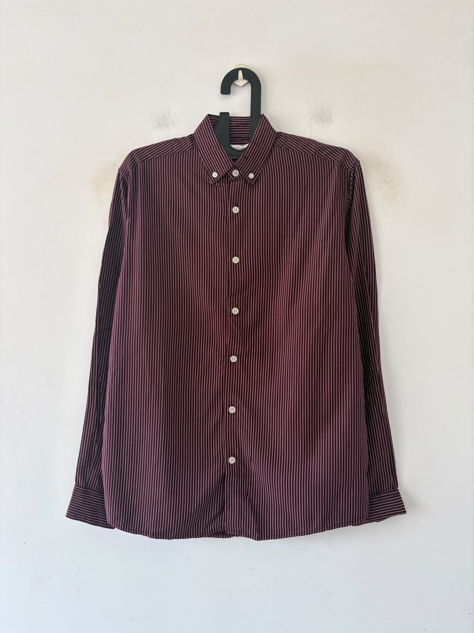 Garnet pin stripes shirt
