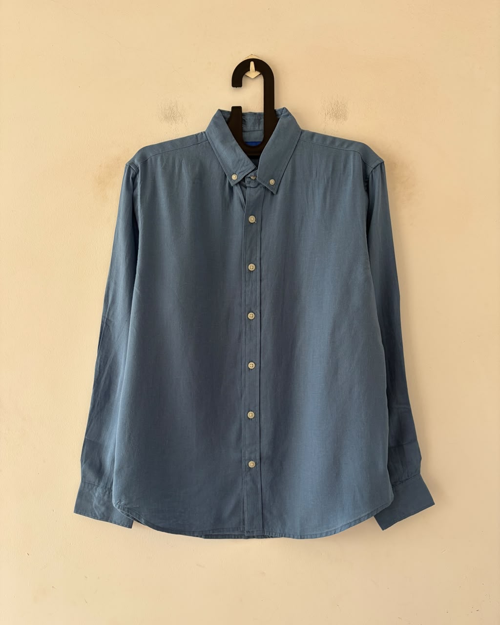 Harbour blue linen shirt