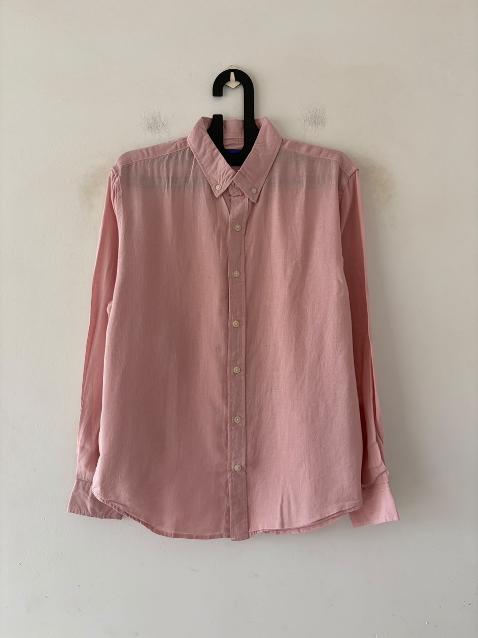 Dust pink linen shirt