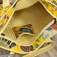 Handcrafted Quilted Tote bag Jungle theme