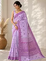 Lavender elegant grace saree