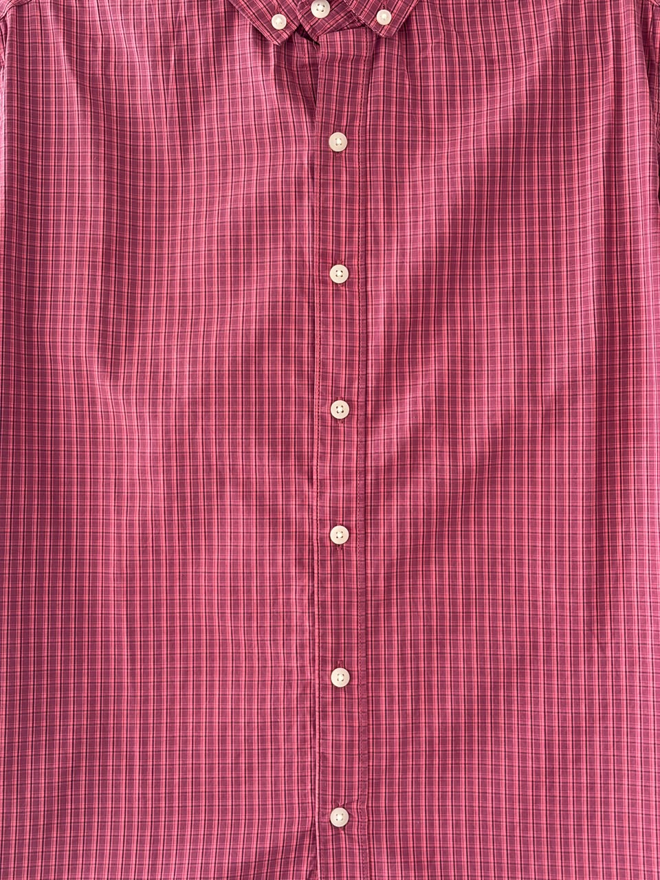 Crimson micro check shirt