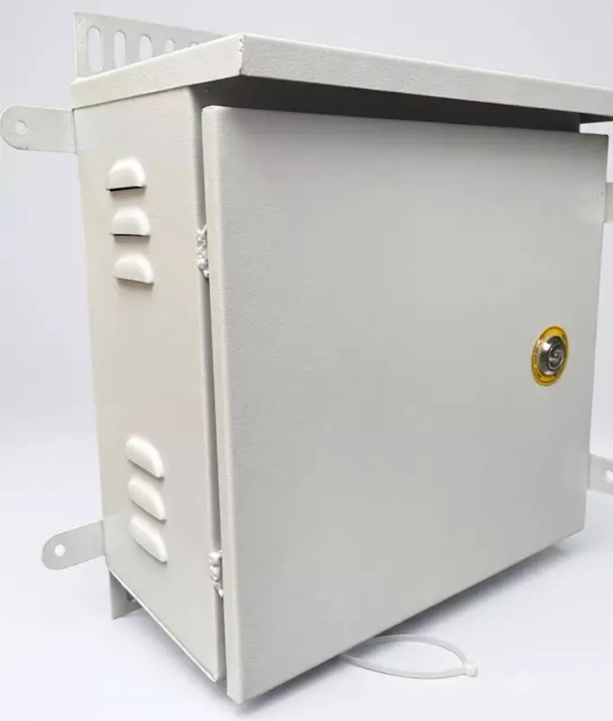 POLE MOUNT + WALLMOUNT OUTDOOR BOX HXWXD 320X300X150 SMALL