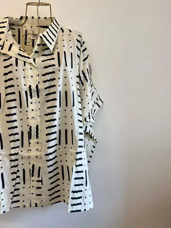 Junoon's Anti-Fit Shirt - All White & Stripes
