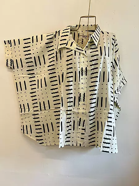 Junoon's Anti-Fit Shirt - All White & Stripes