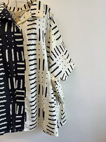 Junoon's Anti-Fit Shirt - Almost White Stripes