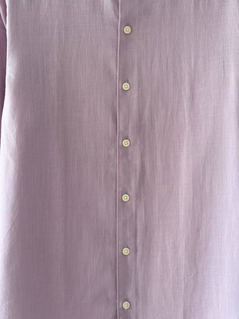 Lilac linen mandarin