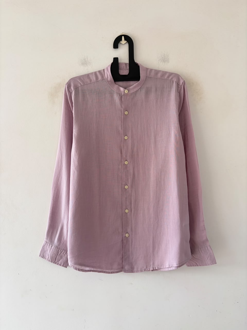 Lilac linen mandarin