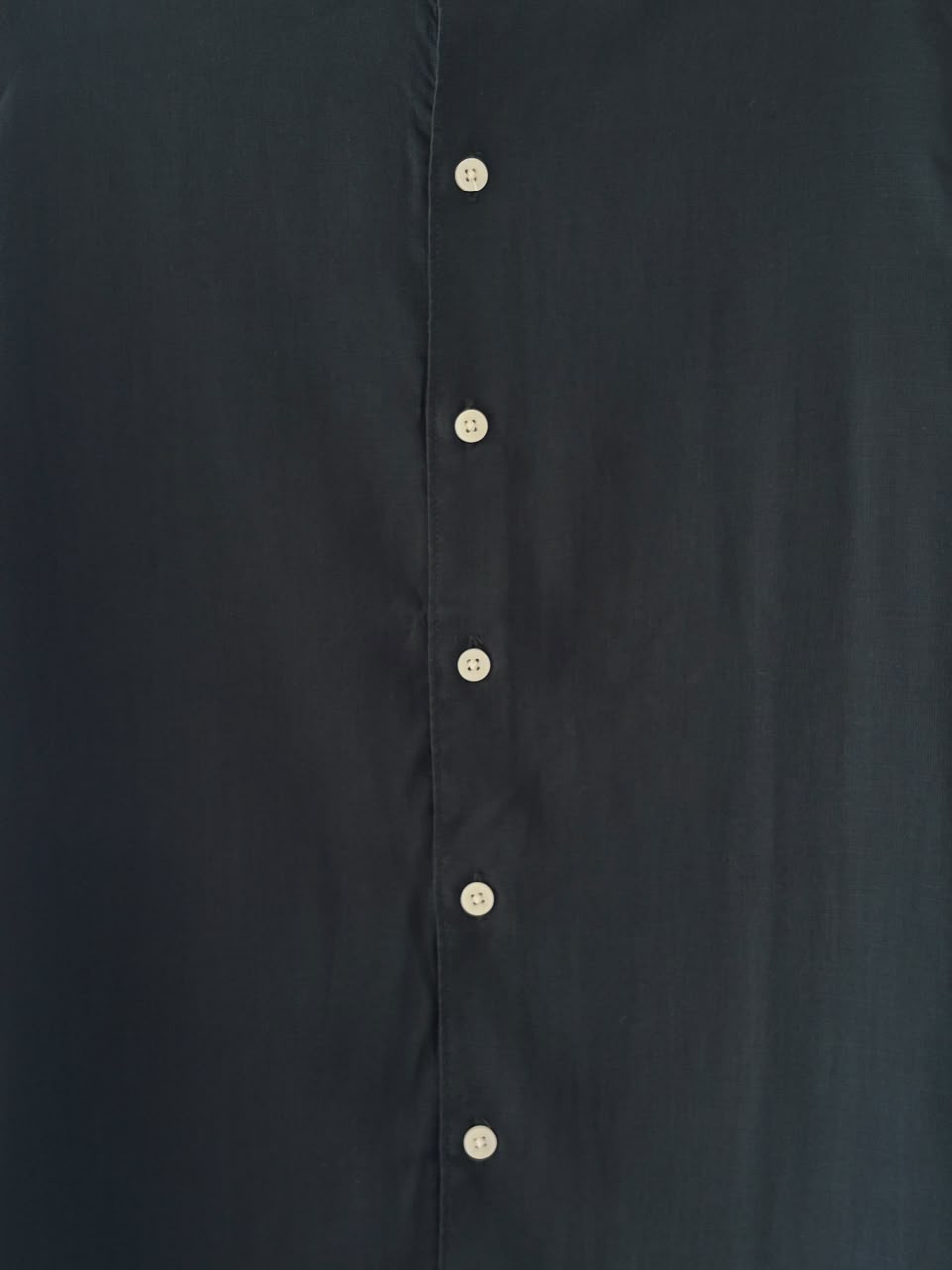 Deep emerald linen mandarin