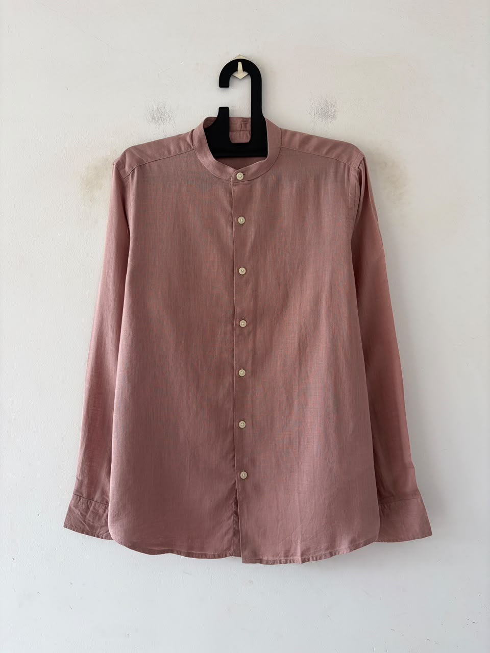 Dusty pink linen mandarin