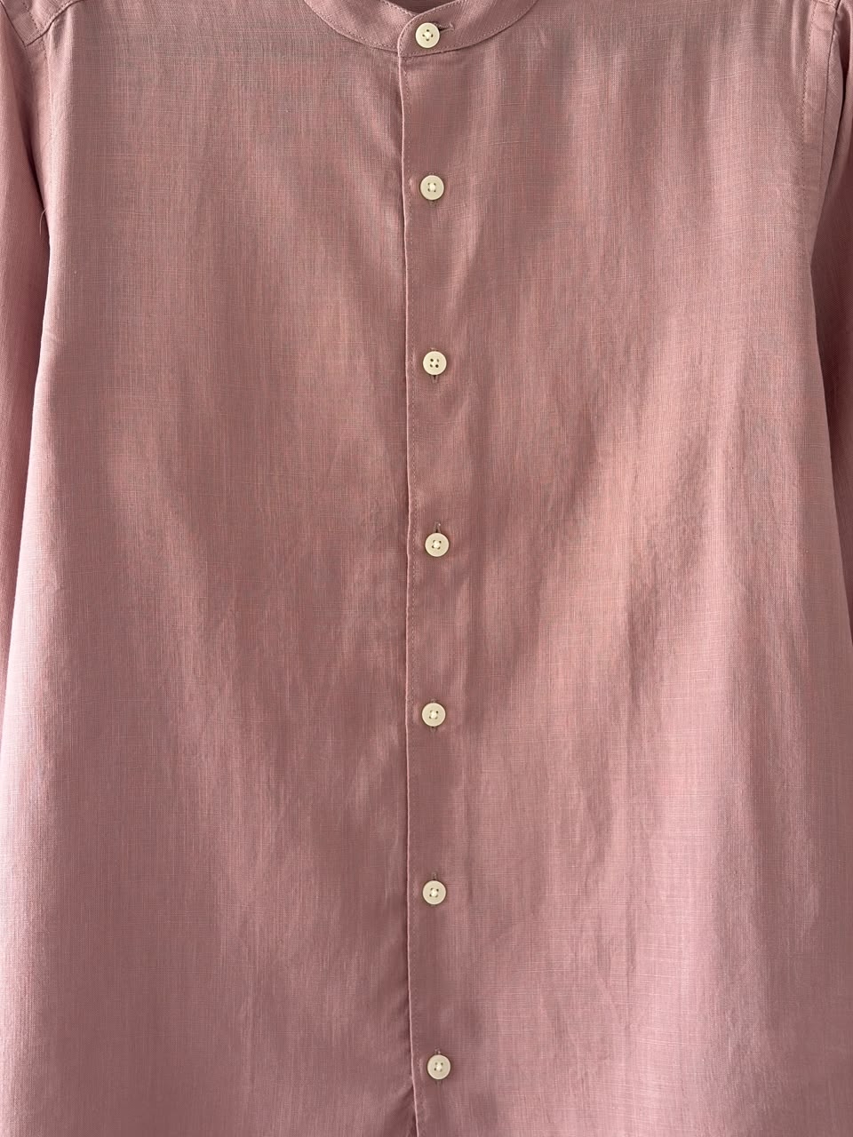 Dusty pink linen mandarin
