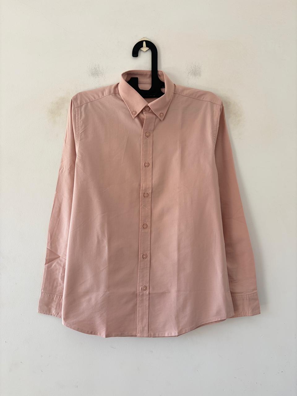 Blush aura oxford shirt