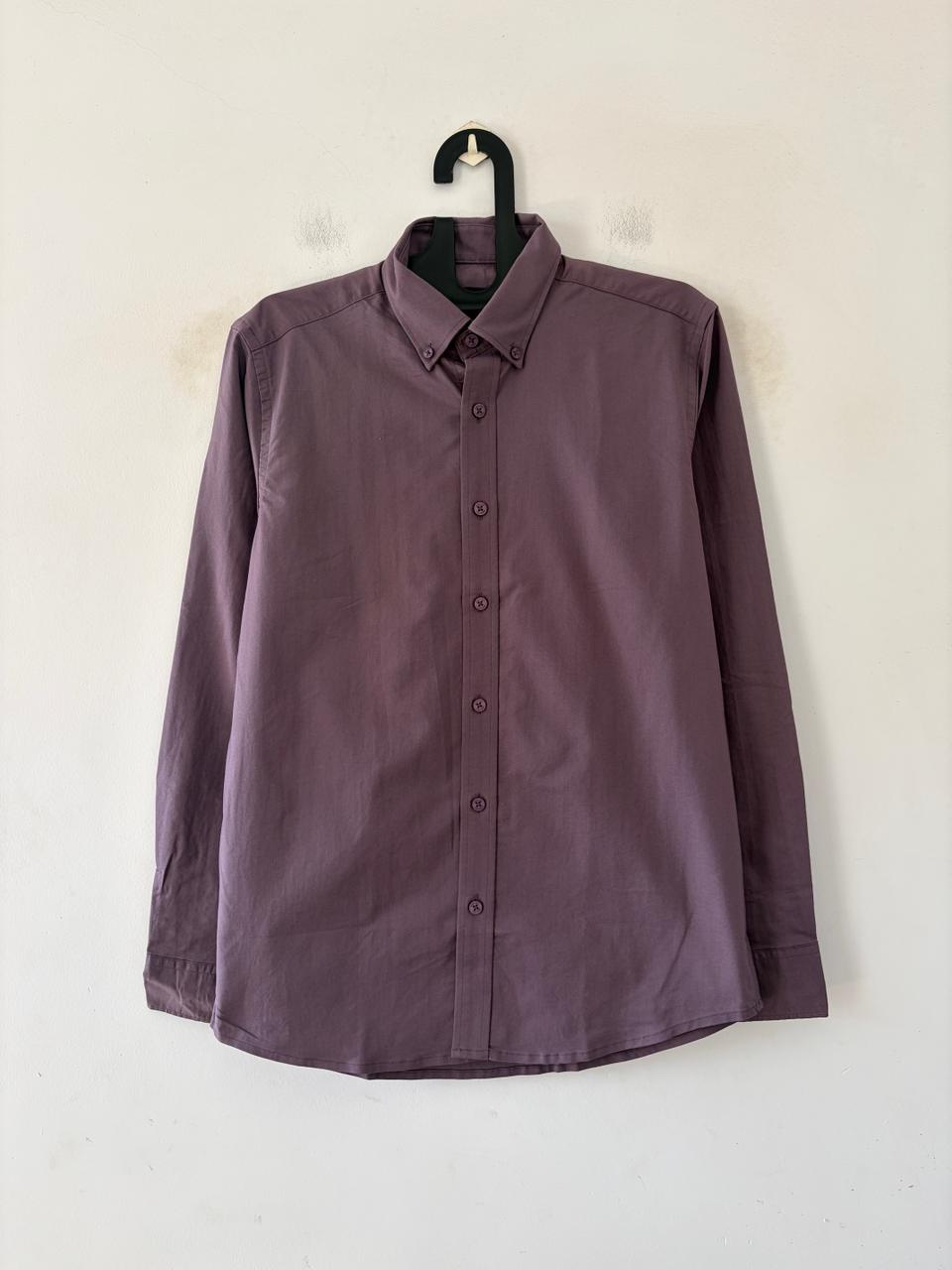 Plum mist oxford shirt