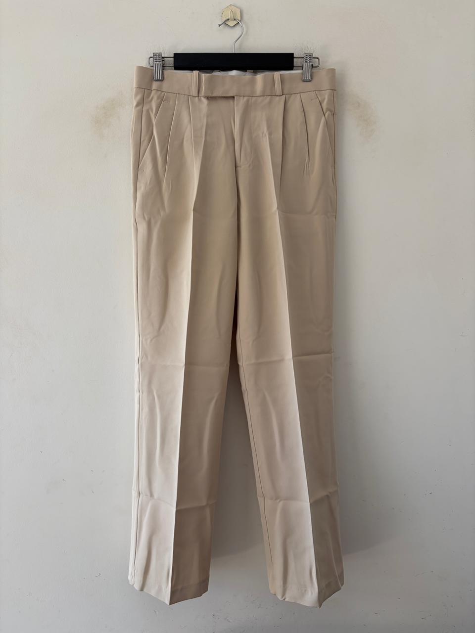 Ivory sand korean formal pants
