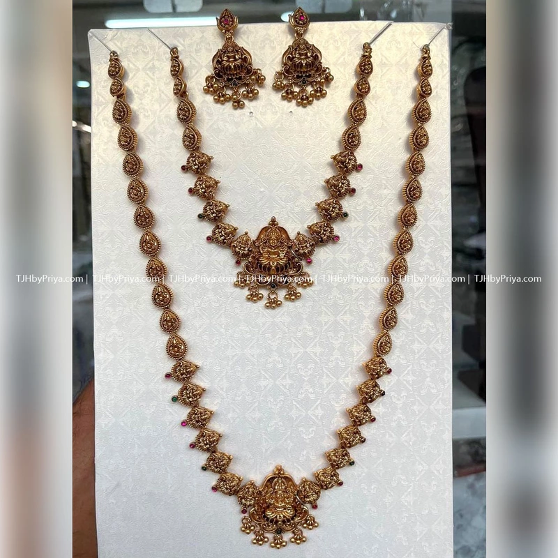 Budget Friendly Combo Set With Gold Beads Traditional Nagas Design For Bridemaids TJH - 307