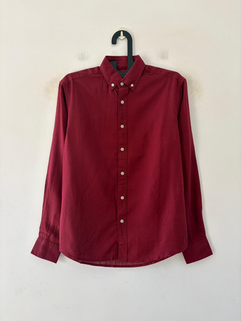 Garnet luxe linen shirt