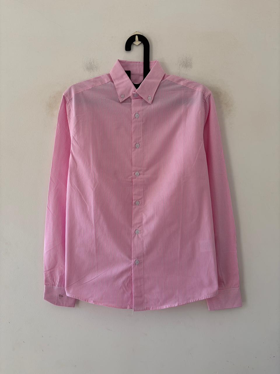 Pink oldmoney stripes shirt