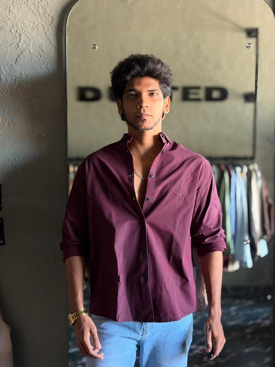 Garnet oldmoney stripes shirt