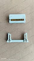 16-pin IDC connector clips, male and female halves for 1.27 mm FRC, pack of 100 pairs – Lumina