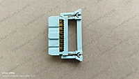 16-pin IDC connector clips, male and female halves for 1.27 mm FRC, pack of 100 pairs – Lumina