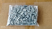 16-Pin FRC IDC Connector Clips - Male and Female, Pack of 100 Pairs