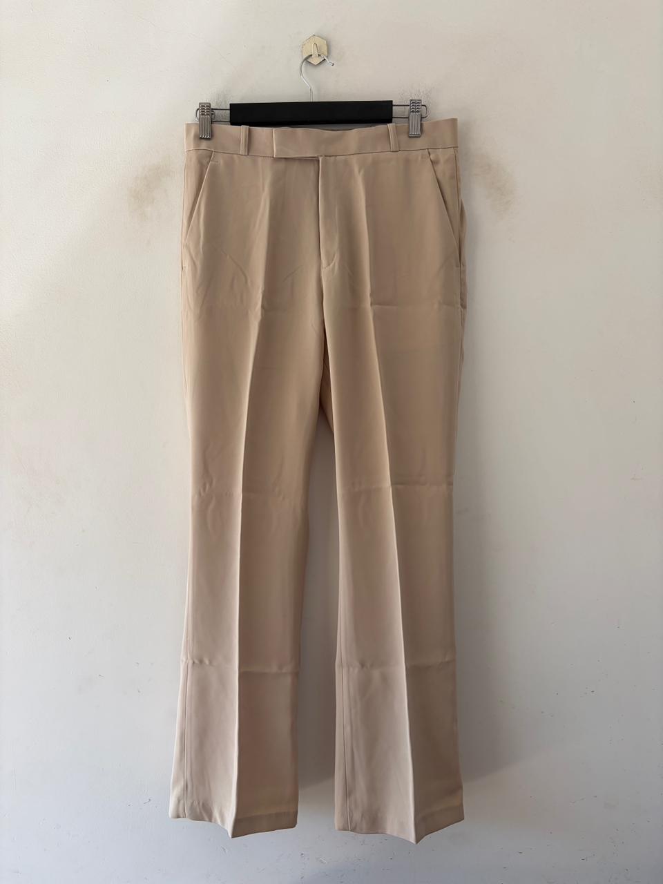 Dune beige boot-cut formal pants