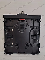 640 mm powder-coated steel LED cabinet hanging bar with forged galvanised eyebolt – Lumina